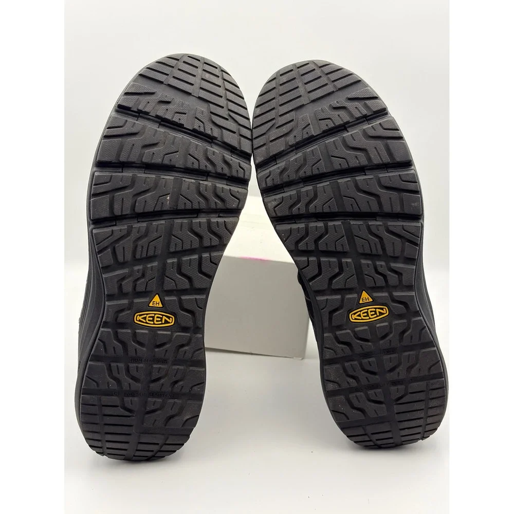 Keen Utility Vista Energy Mid Black Carbon Fiber Toe Work Boots Mens 12D EH